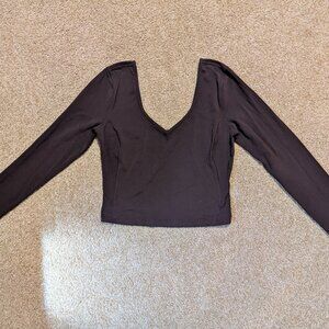Lululemon Align Long Sleeved Top in Brown Size 8